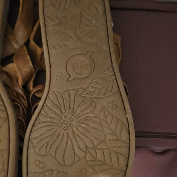 Born Brown Leather Sandals - Picture 3 of 3